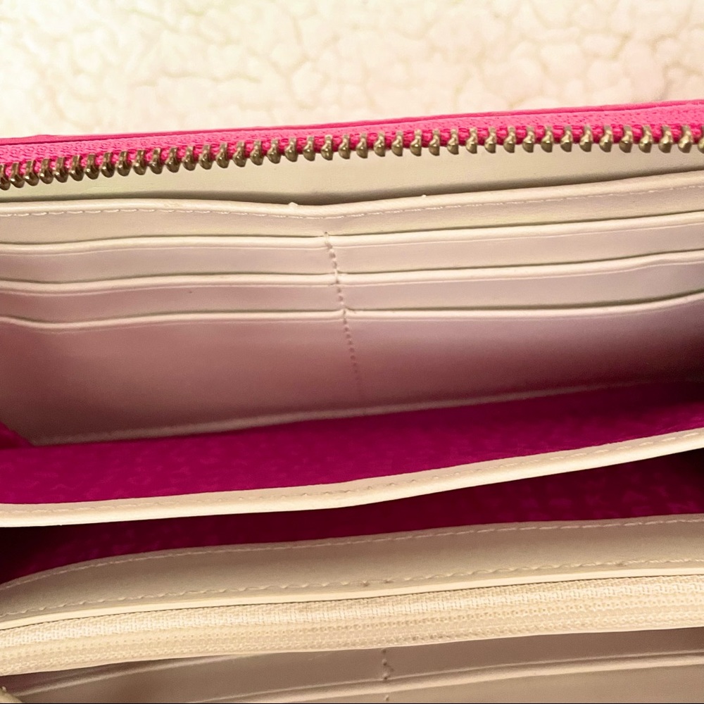 Kate Spade Moroccan Market Pink Zip Wallet - Picture 5 of 12